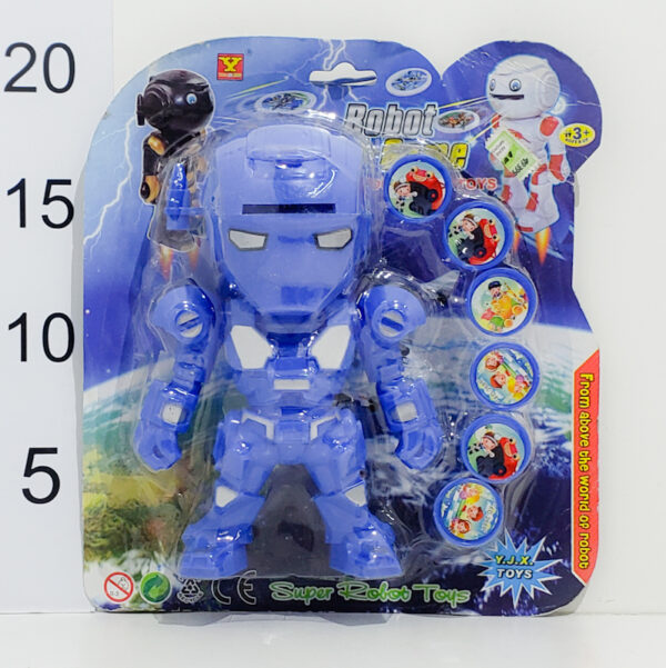 Robot Lanza Tazos 28cm En Blister