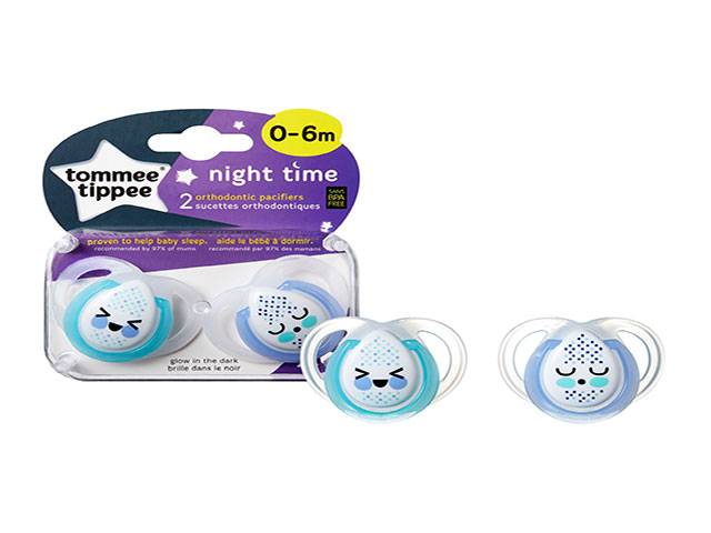 Tommee Tippee Chupete Night Time - 0 A 6 Meses - Glow In The Dark