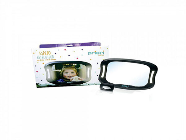 ESPEJO RETROVISOR CON LUZ Y CONTROL