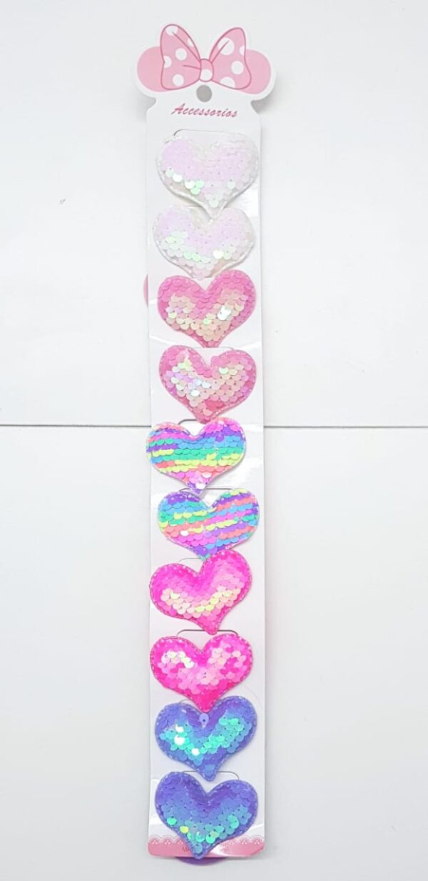 Set de colitas con lentejuelas x 10 unidades