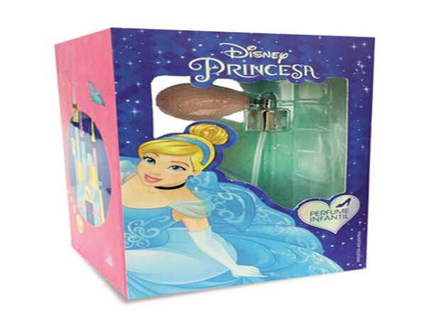 Perfume Princesas con Puff 50 ml.