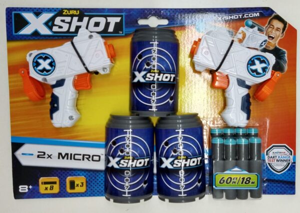 X Shot con latas