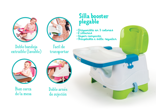 SILLA BOOSTER ROSA - Imagen 4