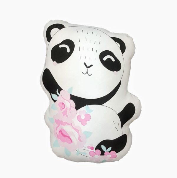 Almohadón Panda Flores