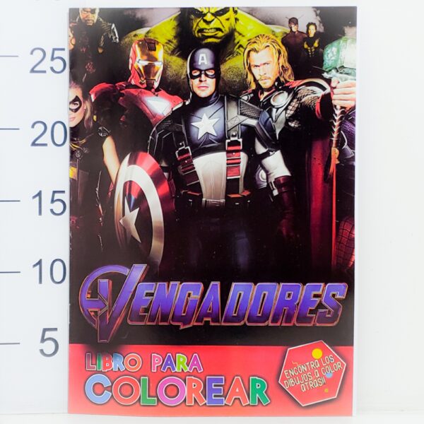 Libro Para Colorear Vengadores