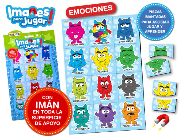 Imanes para jugar - Sentimientos - Imagen 2
