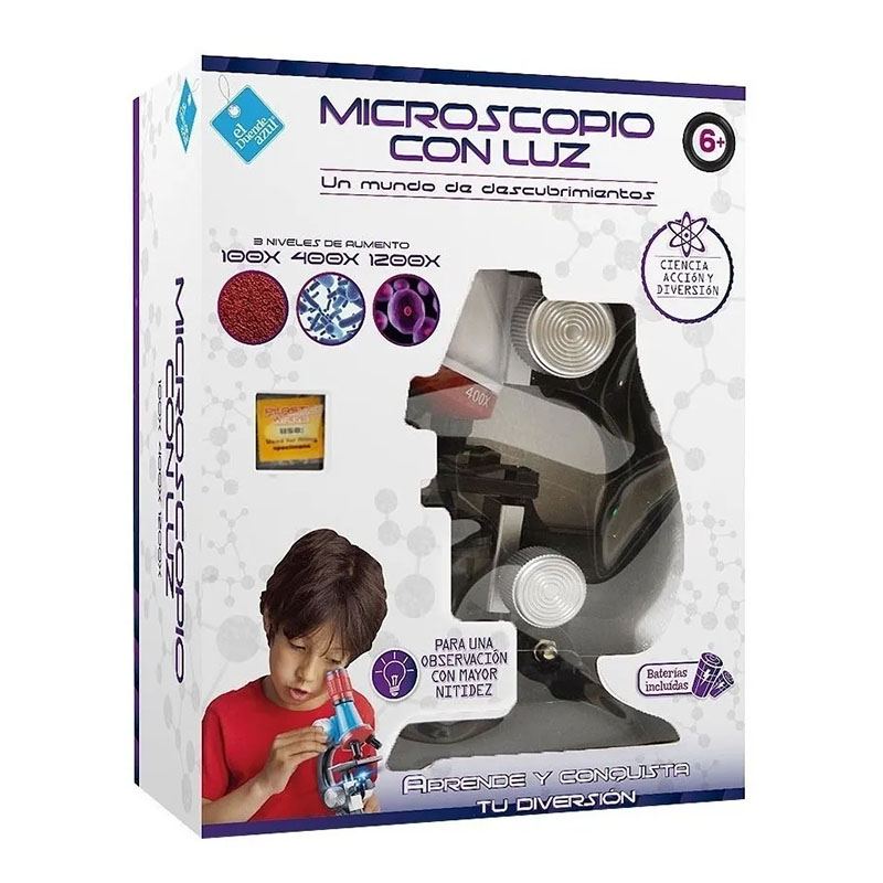 Microscopio con luz - El duende azul