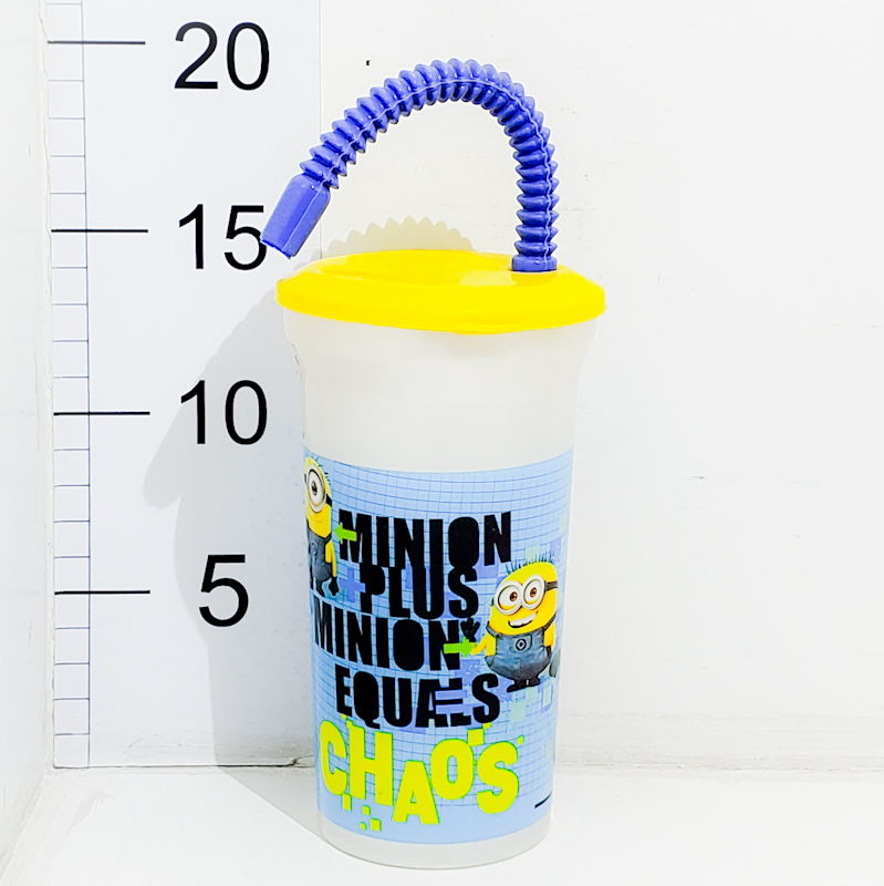 Vaso Sport Con Tapa Y Sorbete (perlado) - Minions