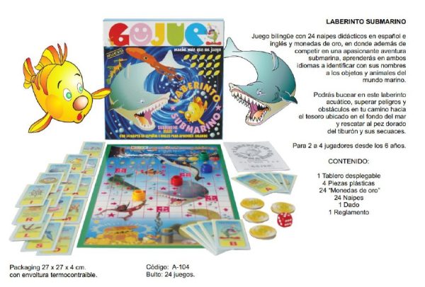Juego Laberinto Submarino - Imagen 2