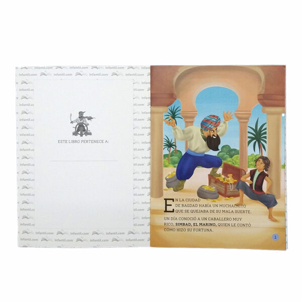 LIBRO SIMBAD EL MARINO - Imagen 2