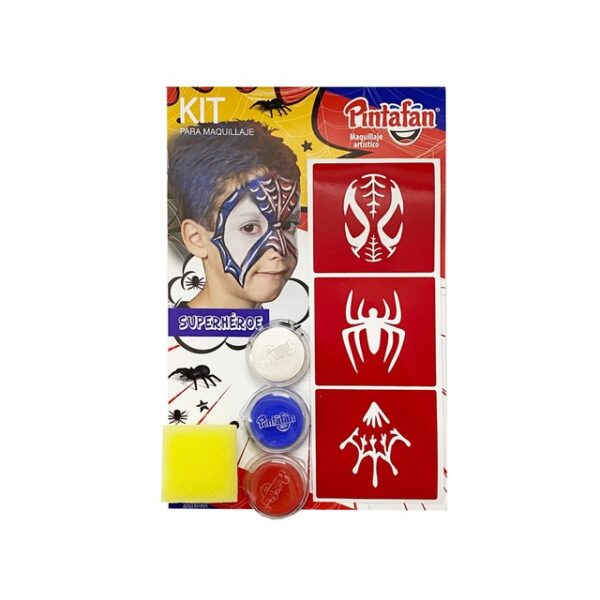 Maquillaje artístico Spiderman