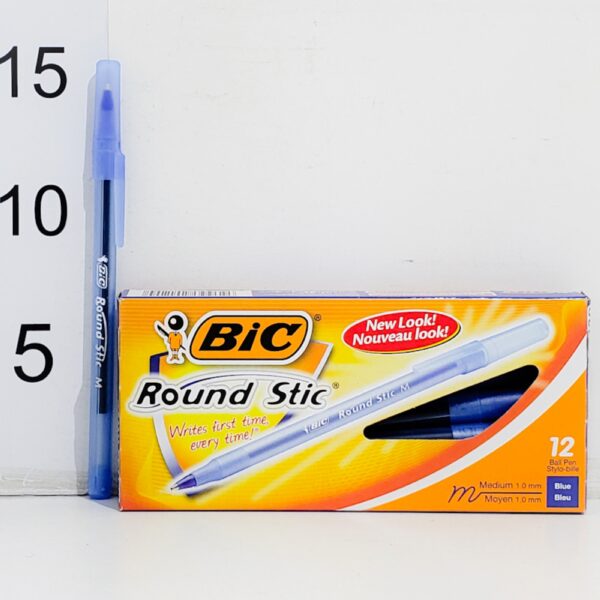 Lap.a Bol C/tapa Bic Round Stic 1.0mm Azul x unidad