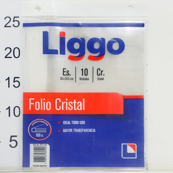 Folio Polipropileno Liggo N"3 X10un