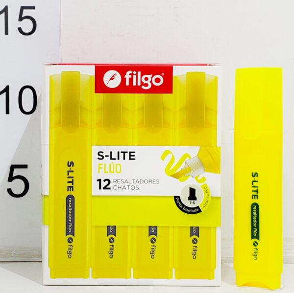 RESALTADOR FILGO S-LITE FLUO CHATO AMARILLO