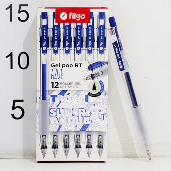 LAP.A BOL GEL FILGO POP PT x unidad AZUL