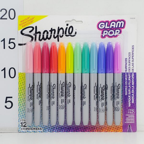 Lap,de Fibra Permanente Sharpie Glam Pop/tropica X12