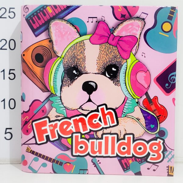 Carpeta Carton 3 Ganchos FRENCH BULLDOG