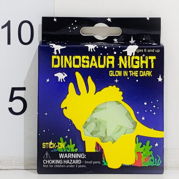 Sticker Glow In The Dark Dino X24pcs