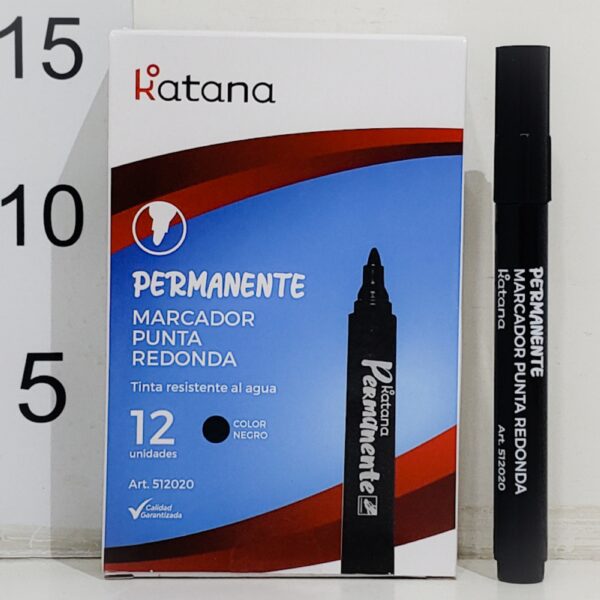 MARCADO PERMANENTE PUNTA REDONDA NEGRO