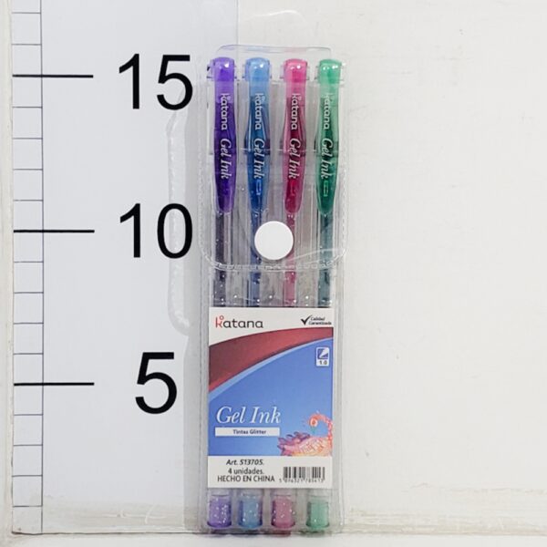 LAPICERA GEL INK BRILLO X4 KATANA