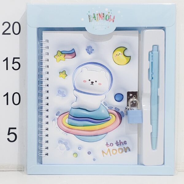 Diario Intimo Candado+lapicera 20x23
