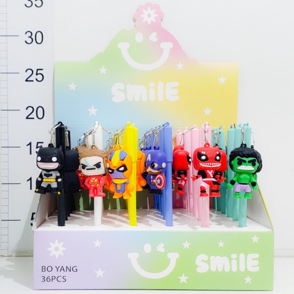 BOLIGRAFO SUPER HEROES TINTA AZUL X1PCS