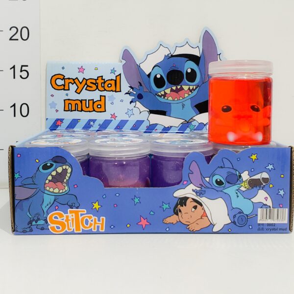 SLIME CON MUÑECO STITCH