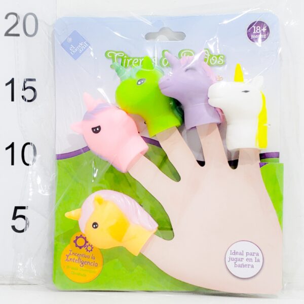 TITERES DE DEDOS UNICORNIO