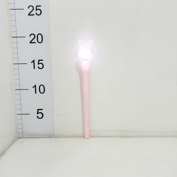 Lapicera Conejo Giratorio Con Luz
