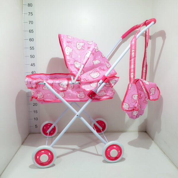 Coche Paseo Metal Grande Con Bolso