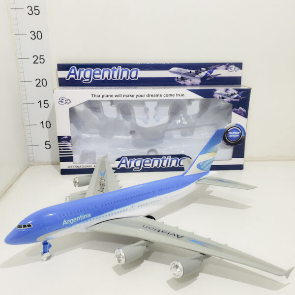 Avión A Fricción Argentina En Caja