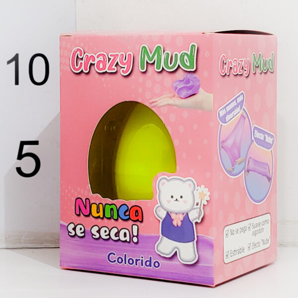 Crazy Mud Colorido Huevo Grande En Caja