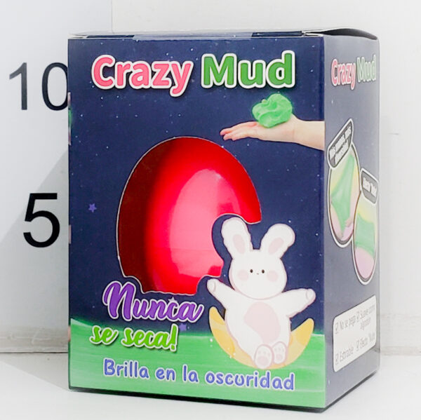 Crazy Mud Brilla En La Oscuridad Huevo Grande En Caja