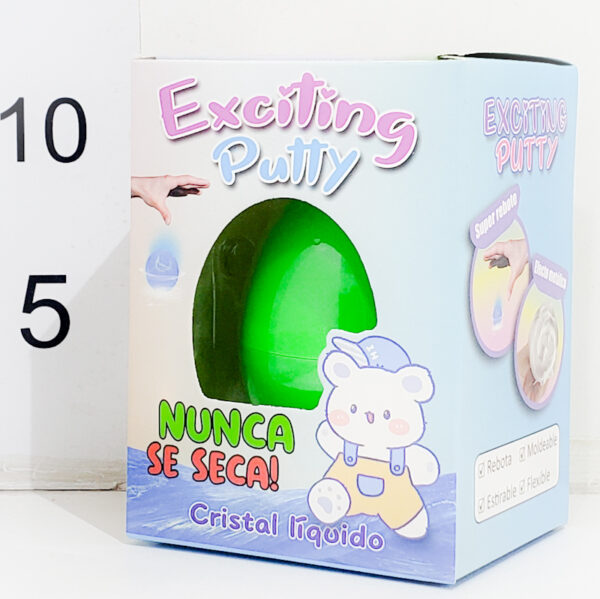 Exciting Putty Cristal Huevo Grande En Caja