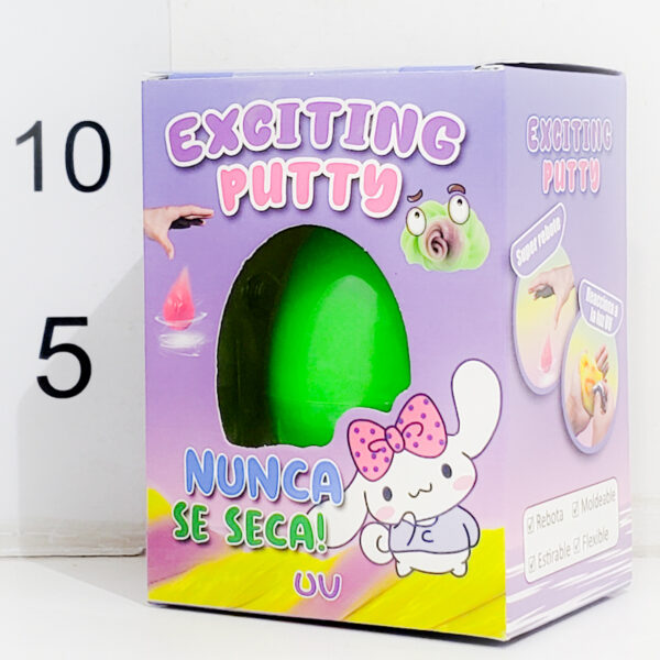 Exciting Putty Uv Huevo Grande En Caja