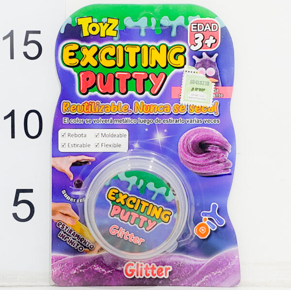 Exciting Putty Glitter Lata En Blister