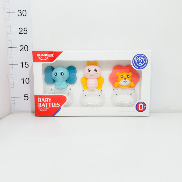 3 Sonajeros Para Bebes En Caja