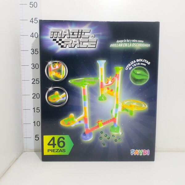 Laberinto Magic Race X 46 Pcs - Brilla En La Oscuridad