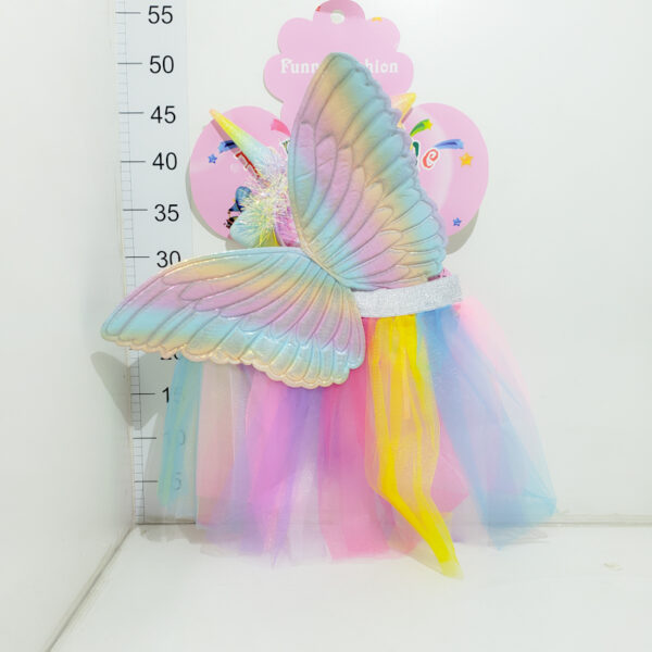 Tutu, Alitas, Varita Y Vincha De Unicornio