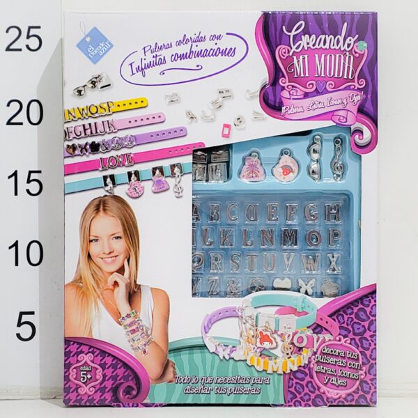 PULSERAS LETRAS ICON EN CAJA