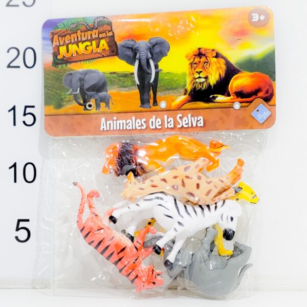 ANIMALES SELVA X6 EN BOLSA