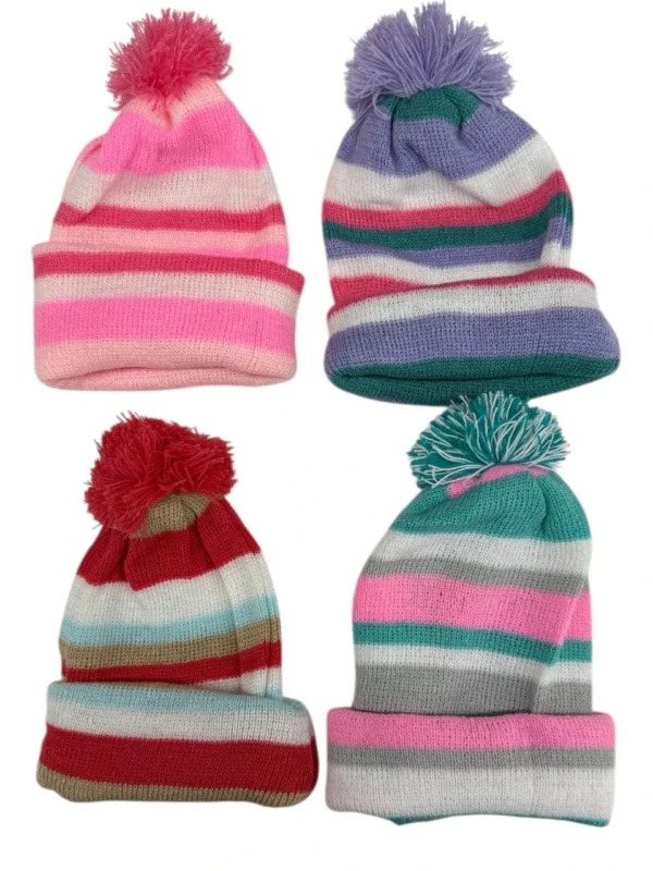 Gorro lana rayado