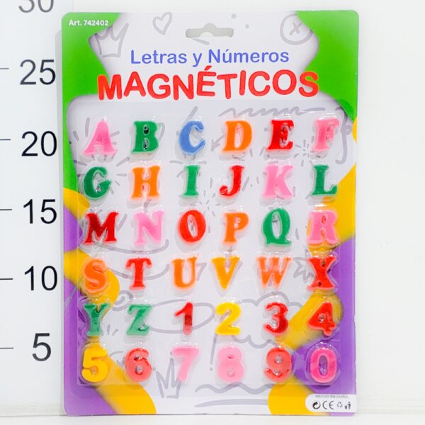 ABECEDARIO Y NUMERO MAGNETICO BLISTER