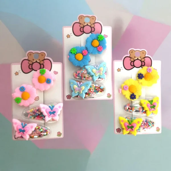 HEBILLAS CLIP PARA PELO INFANTIL - Imagen 2