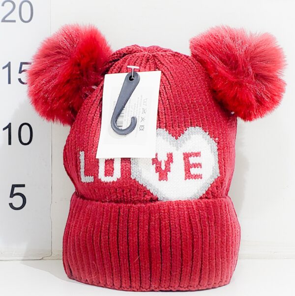 Gorro Bebe Tejido Con Pompom