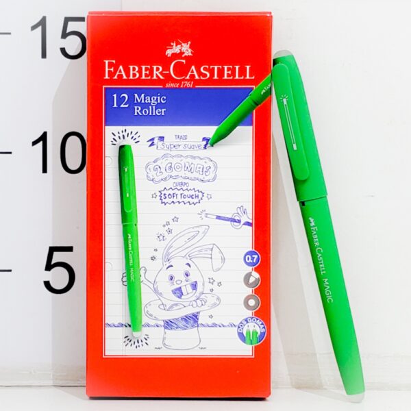 Lap.a Bol Autoborrable FABER-CASTELL Estuche Verde Tinta AZUL