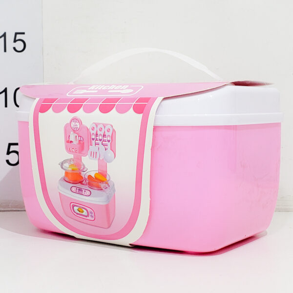 Valija Con Accesorios Cocina Rosa