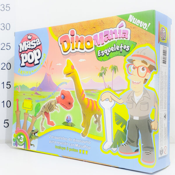 Masa Pop Dinomania Esqueletos Caja Grande