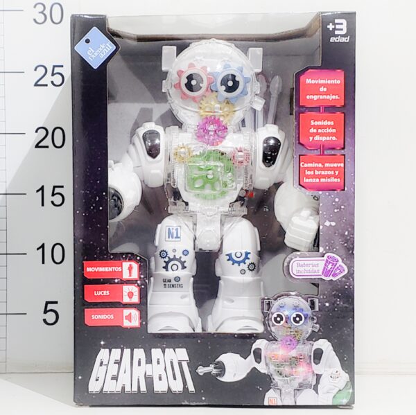 Robot Con Luz En Caja