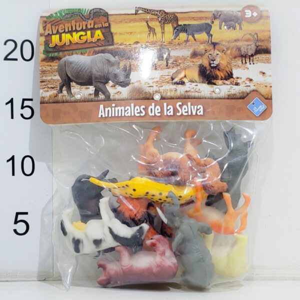 ANIMALES DE LA SELVA EN BOLSA